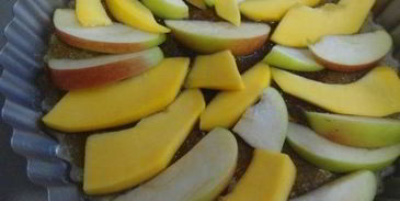 тарт татен с тыквой и яблоком