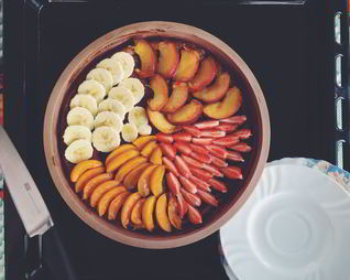 Творожный тарт с абрикосами