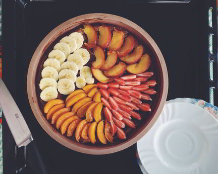 Творожный тарт с абрикосами