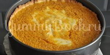 творожный тарт с тыквой
