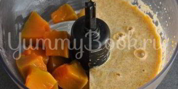 творожный тарт с тыквой