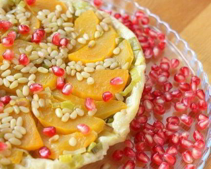 Тыквенный тарт татен