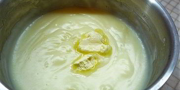 вишневый тарт с лаймом и заварным кремом