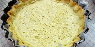 вишневый тарт с лаймом и заварным кремом