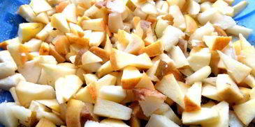 яблочно-грушевый тарт татен