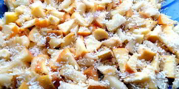 яблочно-грушевый тарт татен