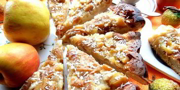 яблочно-грушевый тарт татен