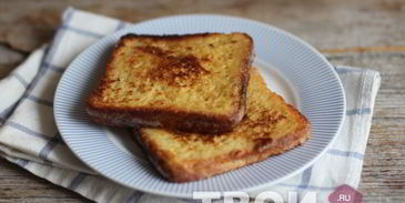 французские тосты с бананом