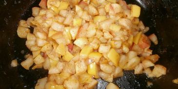 французские тосты с яблоками