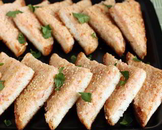 Креветочные тосты