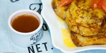 сладкие тосты с грейпфрутом