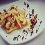 Рецепт Тоста с бананово-карамельным соусом