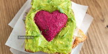 тост-валентинка