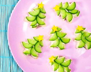 Тосты Елочки