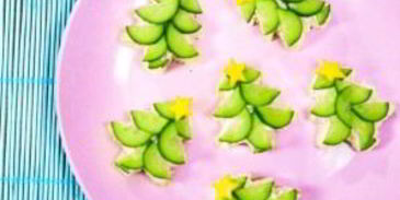 тосты елочки