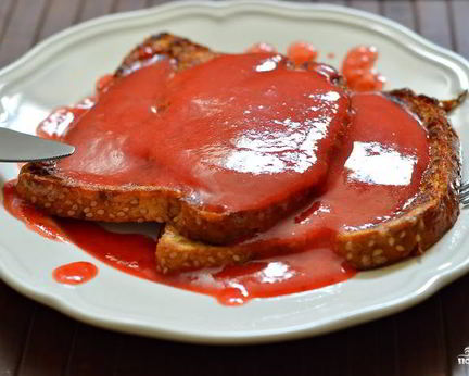 Тосты на сковороде