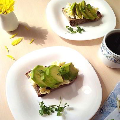 Тосты с авокадо