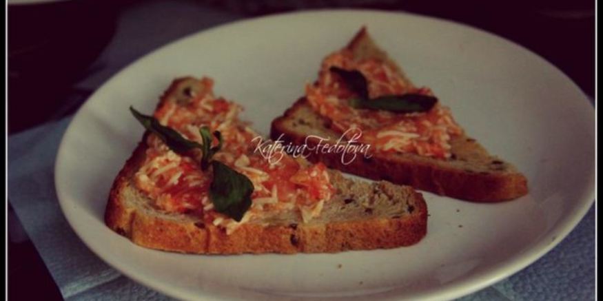 Рецепт тостов с паштетом альмогроте