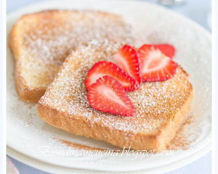 Запеченные французские тосты с клубникой