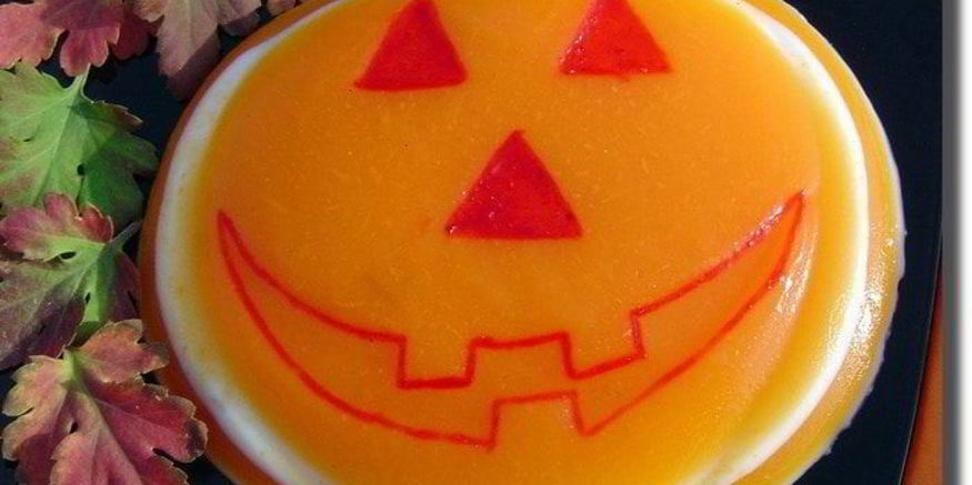 Рецепт тыквенно-молочного желе светильник джека