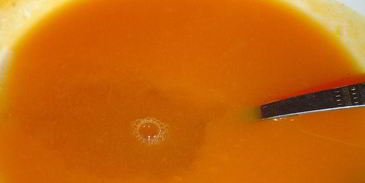 тыквенно-молочное желе светильник джека