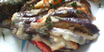 веер из баклажан