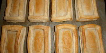 волованы со свеклой и сельдью