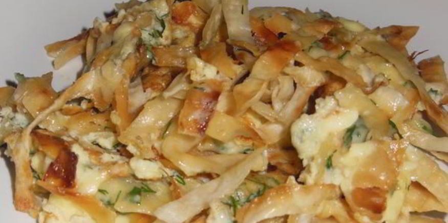 Рецепт хрустящей яичницы