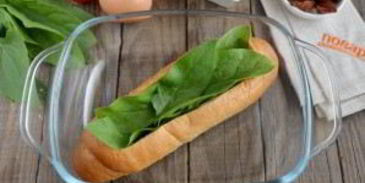 сказочная булка с яичницей внутри