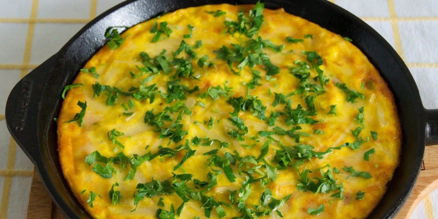 Рецепт яичницы по-деревенски