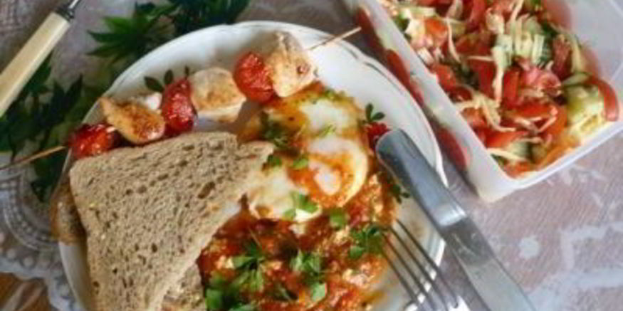 Рецепт яичницы по-грузински