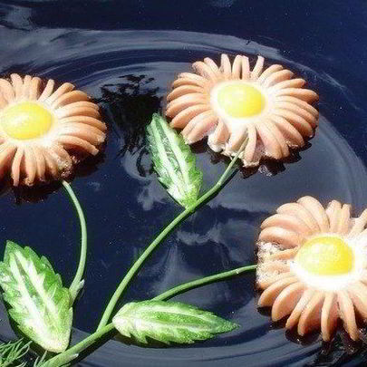 Яичница Ромашки