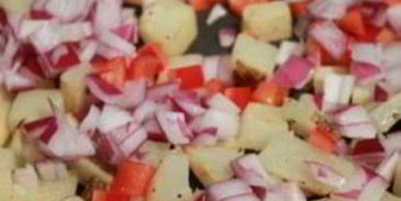 яичница с грибами на завтрак