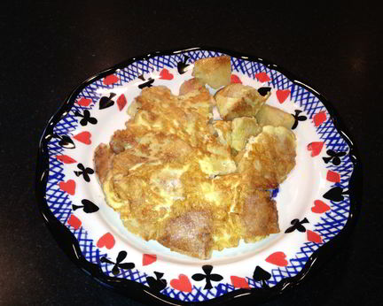 Яичница с хлебами