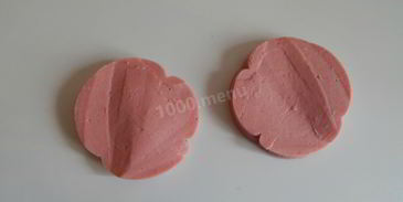 яичница с колбасой