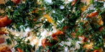 яичница с лисичками