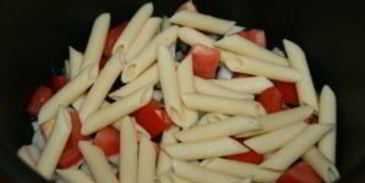 яичница с макаронами