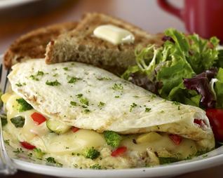 Яичница с мексиканской смесью