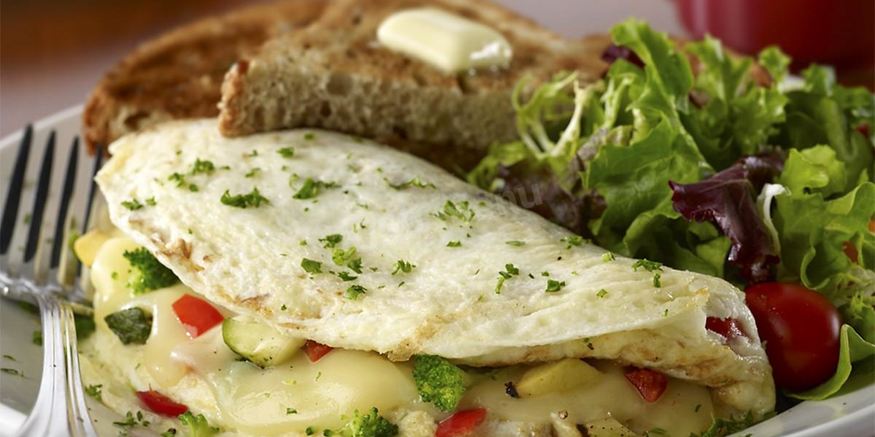 Рецепт яичницы с мексиканской смесью