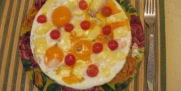 яичница с мясом