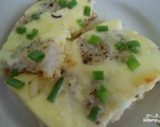 Яичница с рыбой