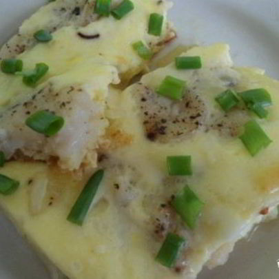 Яичница с рыбой