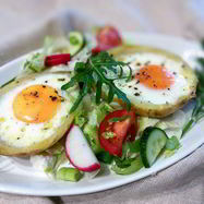 Рецепт Яичницы в картофеле