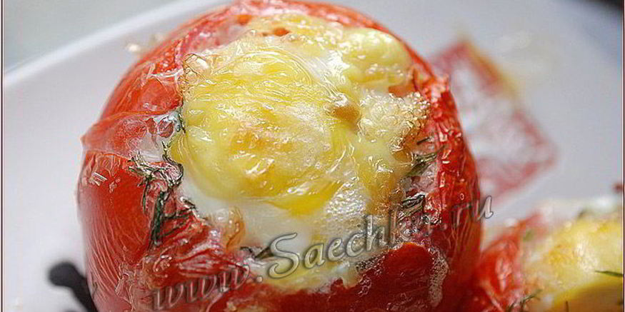 Рецепт яичницы в томате