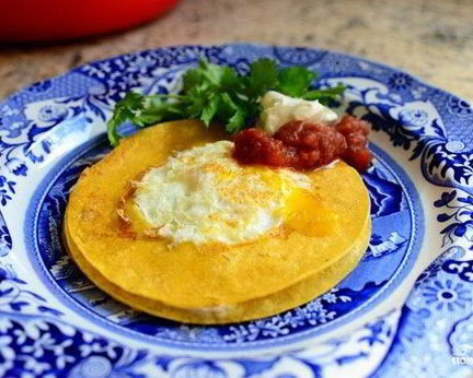 Яичница в тортилье