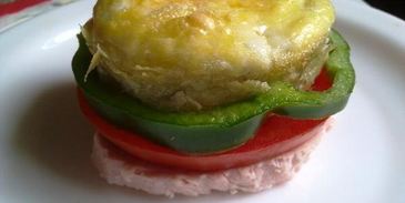 запеченная яичница на завтрак