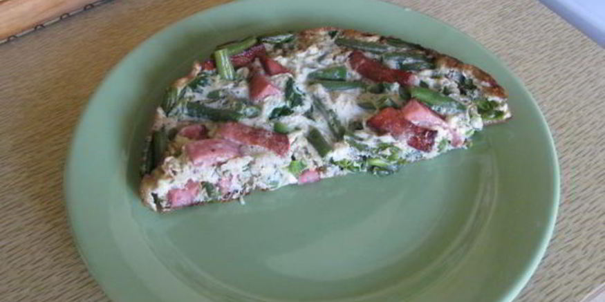 Рецепт зеленой яичницы