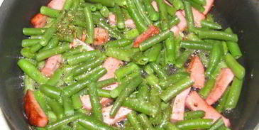 зеленая яичница