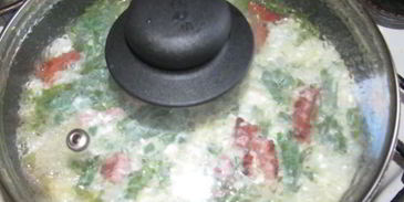 зеленая яичница