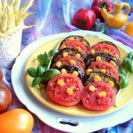 Рецепт Закуски из баклажанов с помидорами